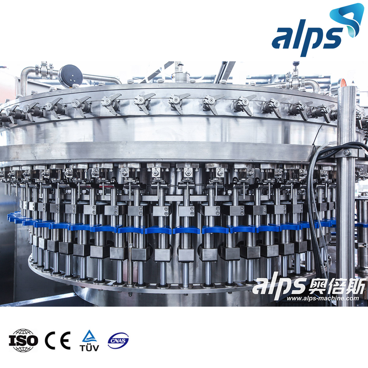 3000bph Carbonated Soft Drink Filling Machine For PET or Glass Bottle